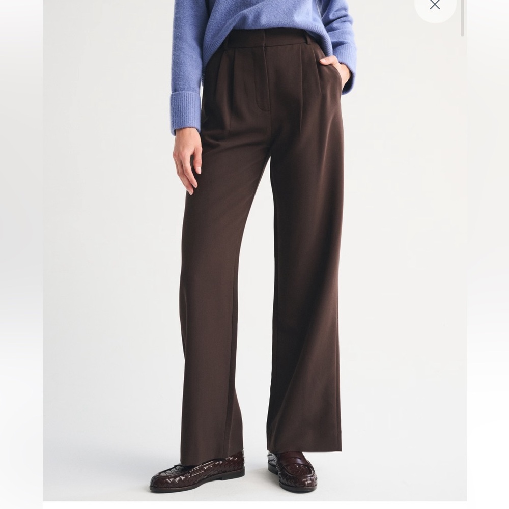 Abercrombie & Fitch Chocolate Wide Leg Pants